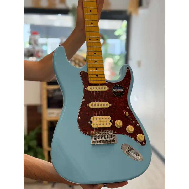 Büyütmek için tıkla Mavi — AS100PRO Profesyonel Elektro Gitar - (Nota Müzik Okulu)