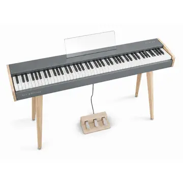 Gri — Art Edition ADP100 Dijital Piyano - 88 Tuş Çekiç Aksiyonlu + Metal Standlı