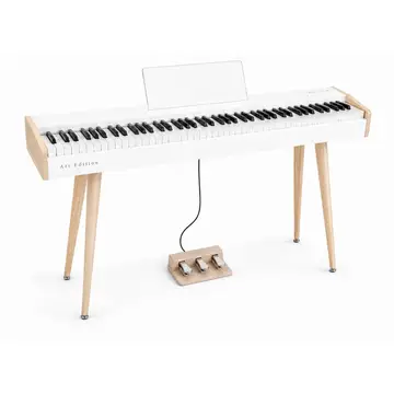 Beyaz — uster Art Edition ADP100 Dijital Piyano - 88 Tuş Çekiç Aksiyonlu + Metal Standlı