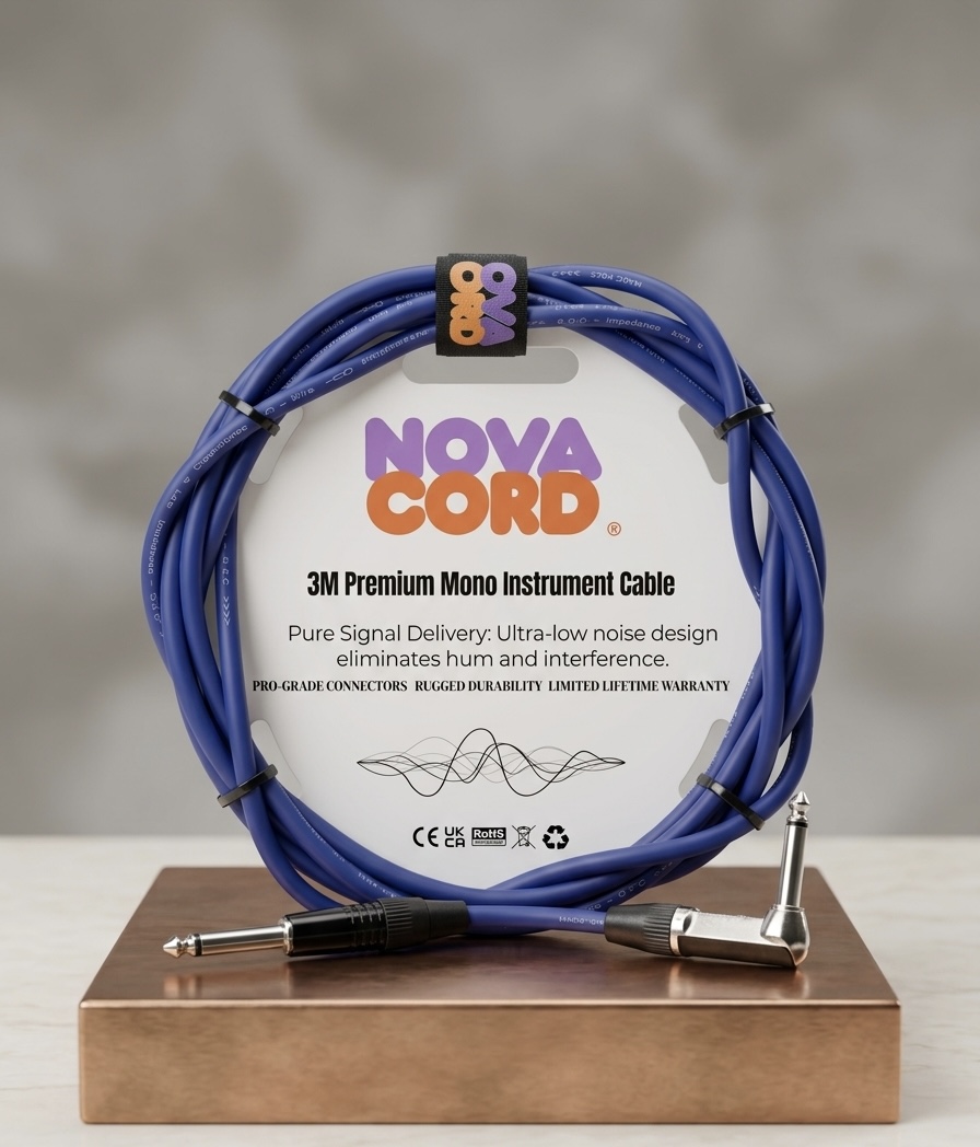 Novacord 3M Mono Jack Kablosu Pro Mor