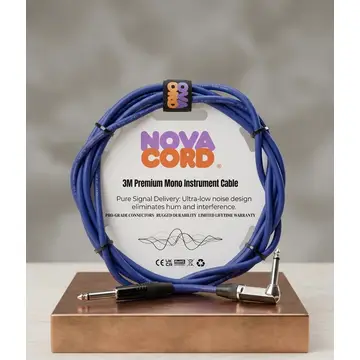 Novacord 3M Mono Jack Kablosu Pro Mor