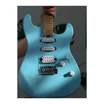 Mavi — AS100PRO Profesyonel Elektro Gitar - (Nota Müzik Okulu)