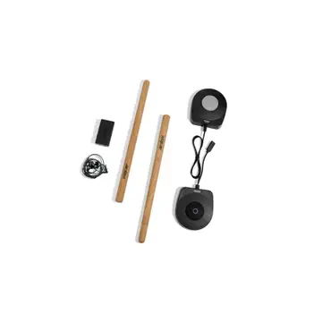 AeroBand Elektronik Davul Seti PocketDrum2 MAX (2025 Versiyonu), Hava Davul Çubukları ve Pedallar ve